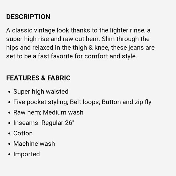 Mom Jean Super High Rise - Picture 5 of 5